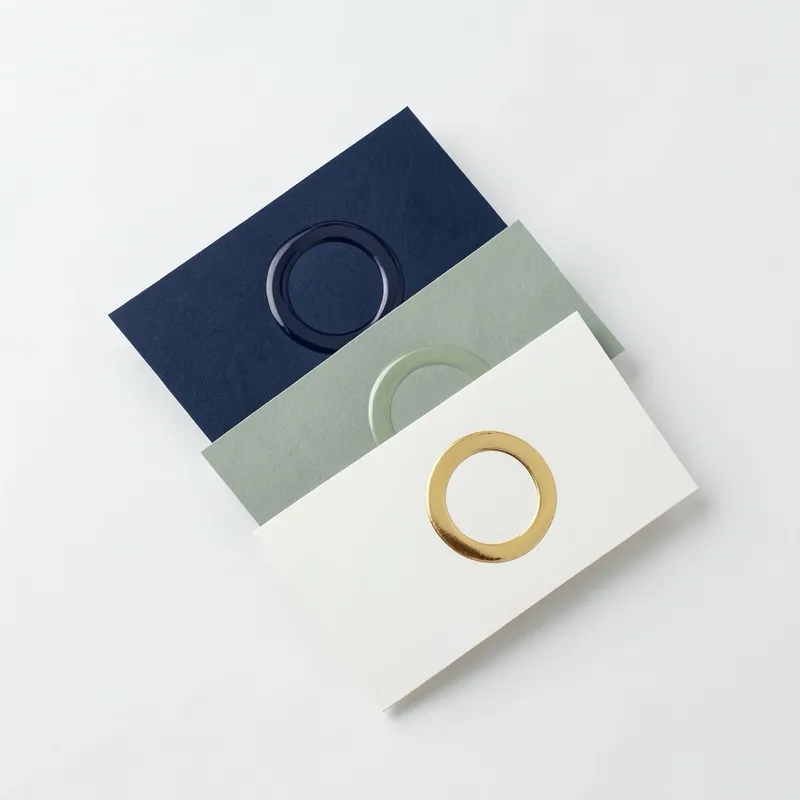 Business cards, Statement: an example of the finish